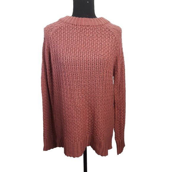 2/$35-Cloth By Design Knit Crew Neck Sweater Women Size Small Cotton Blend - Picture 1 of 12